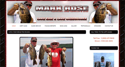 Desktop Screenshot of markrosefishing.com